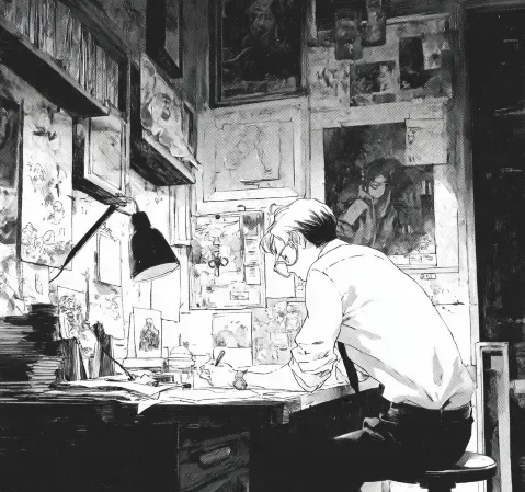 喵趣漫画站首页主视觉，多部漫画作品封面排列成题材索引墙